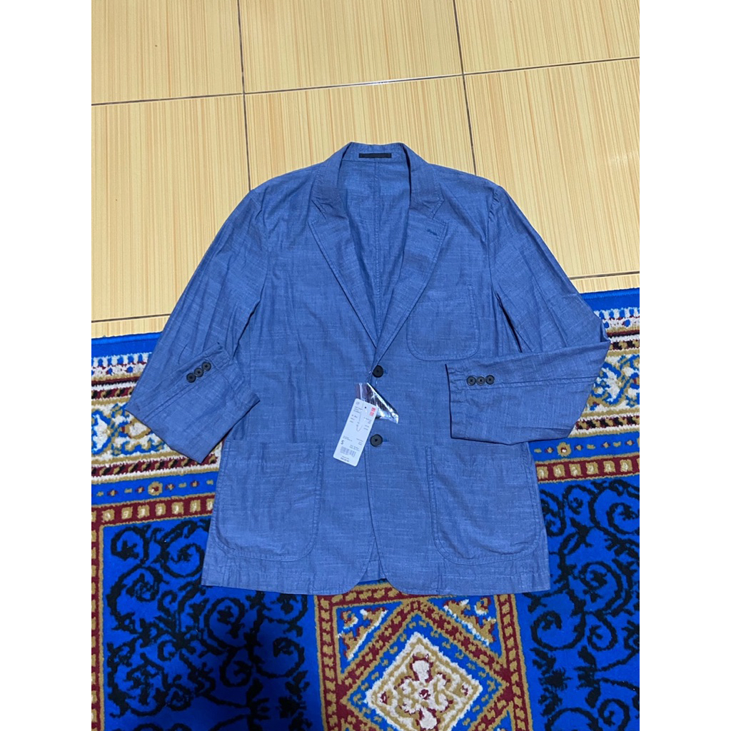 Jacket Uniqlo Light Weight (CHAMBRAY) Original Blue - size S fit M
