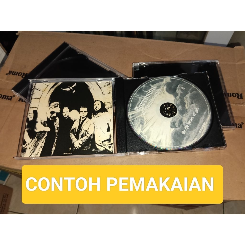 JEWEL CASE CD FULL TRAY (WARNA HITAM)