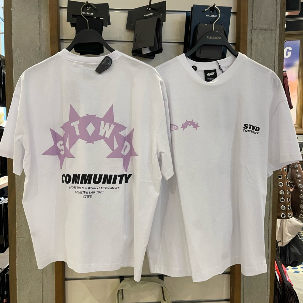 Kaus T-shirt Stwd PULL&BEAR MEN Jastip (jasa titip)