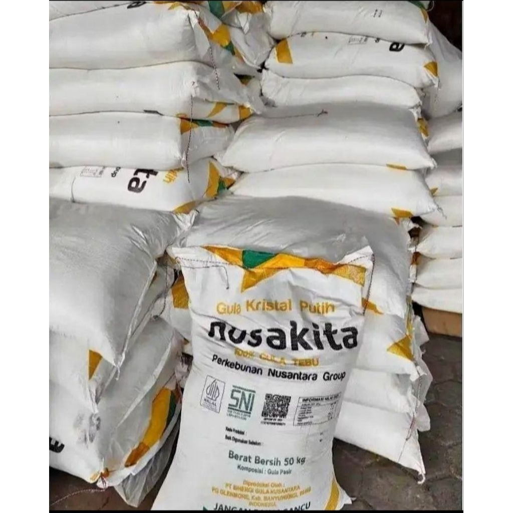 Gula Pasir Nusa kita 1 karung 50 kg