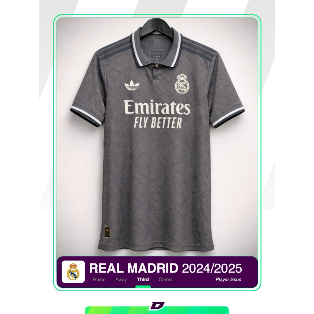 Jersey Real Madrid Third 2024/2025 Player Issue