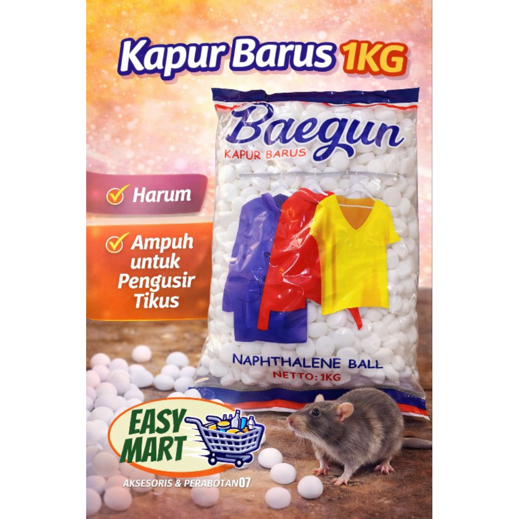 Kapur Barus 1KG Super Harum – Anti Bau Apek & Ampuh Usir Tikus | Hemat Kemasan Besar
