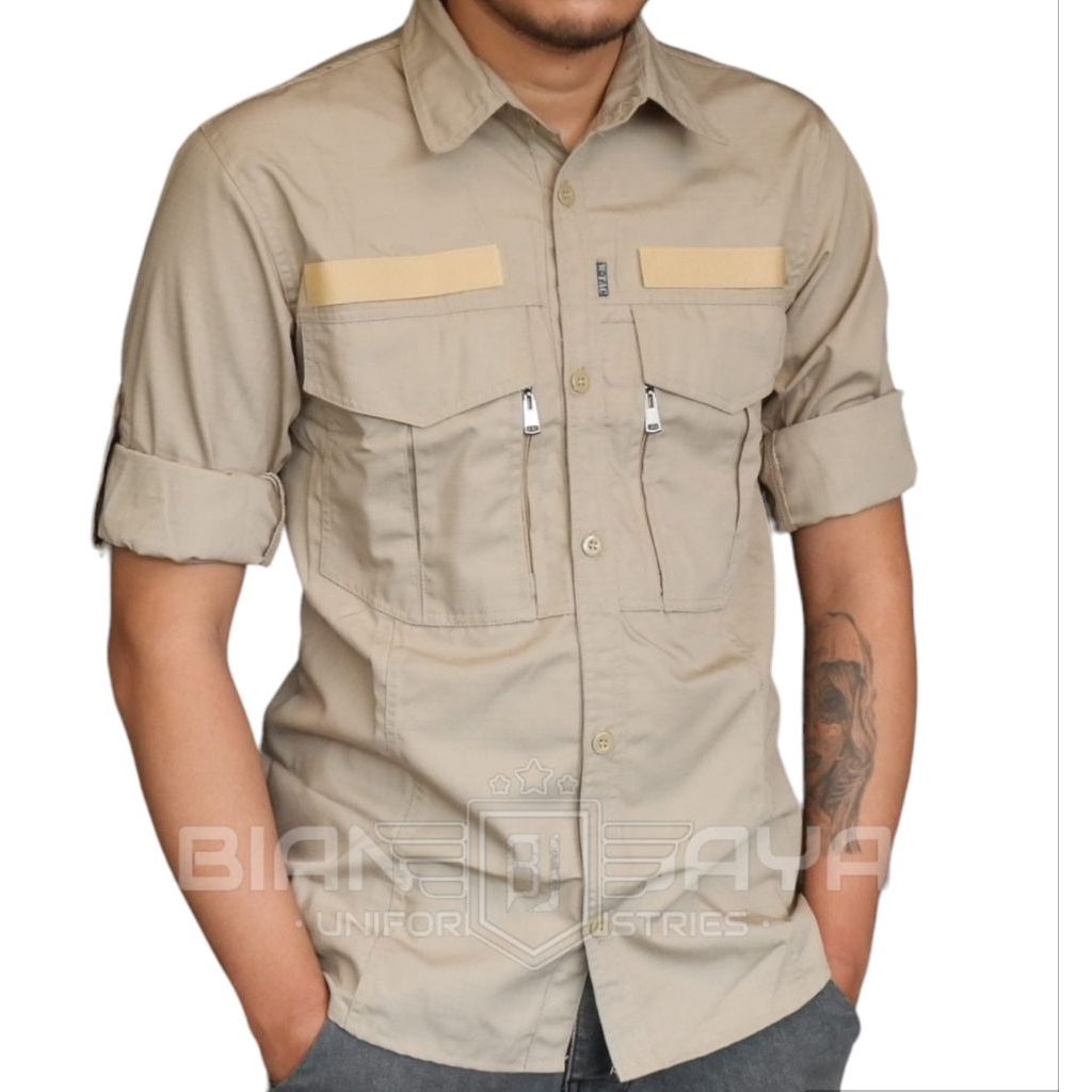 KEMEJA WTAC TACTICAL PRIA LENGAN PANJANG
