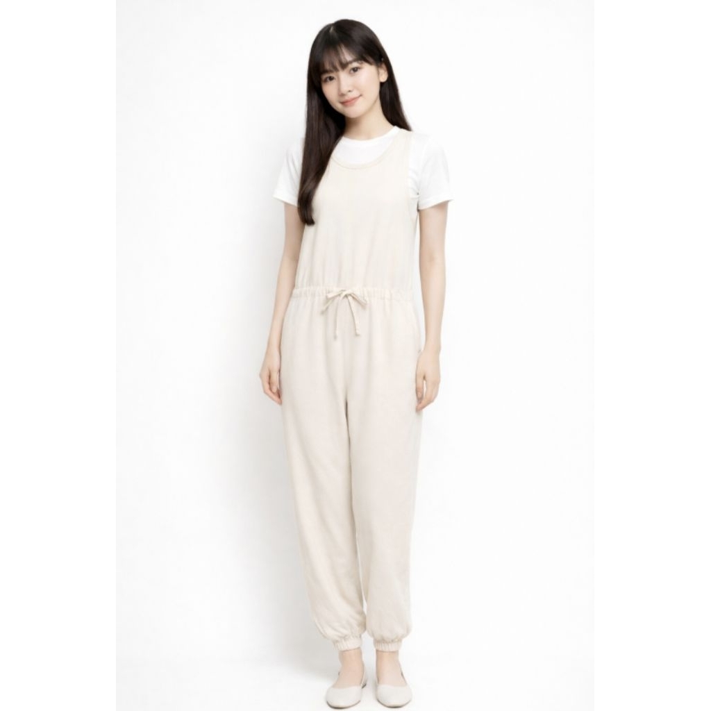 Jumpsuit Z.A.R.A Cotton Light Cream (S)