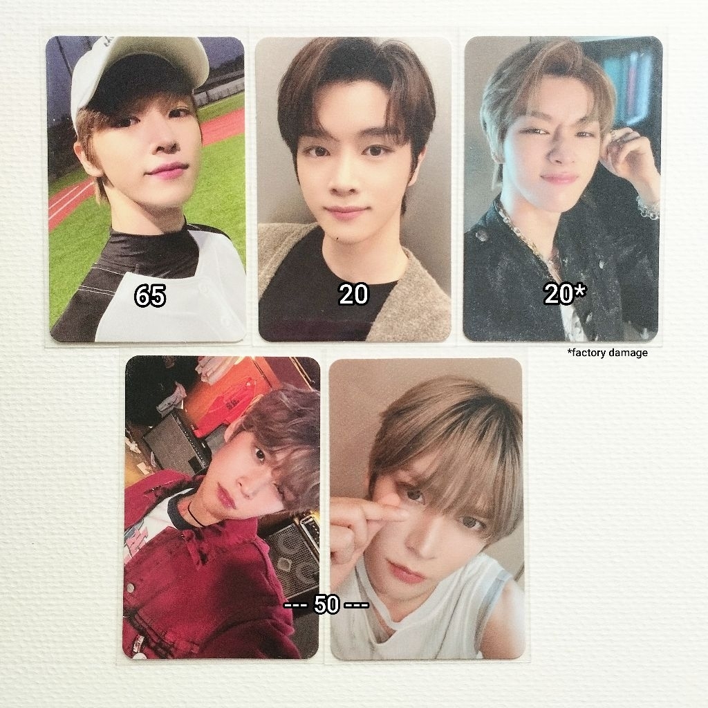 RIIZE SUNGCHAN EUNSEOK PHOTOCARD BASEBALL UNIVERSE TC SANRIO