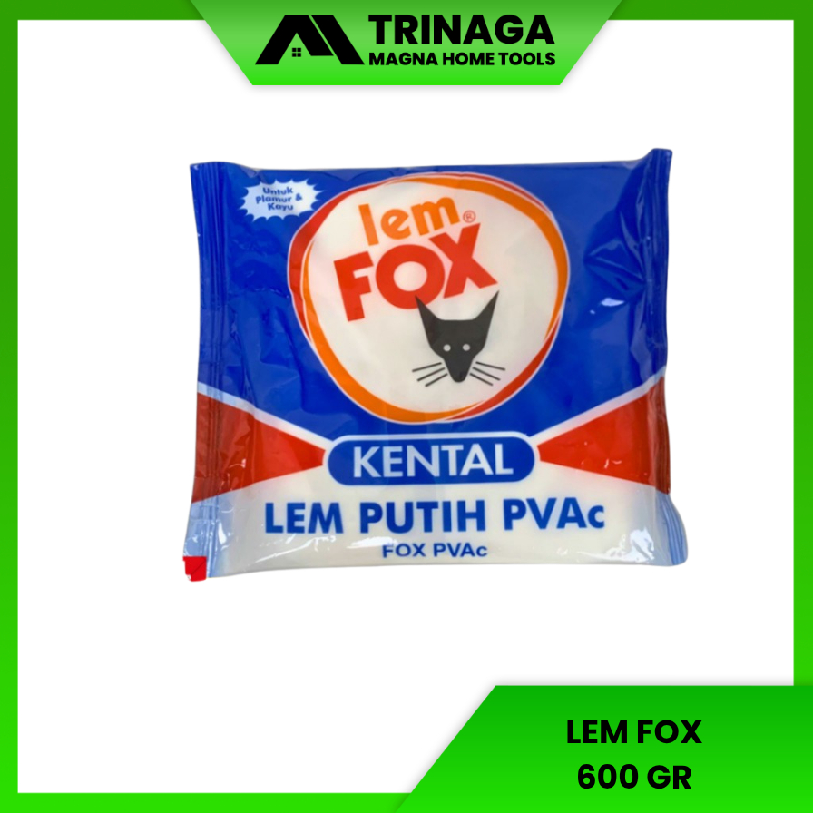LEM KAYU TEMBOK PUTIH FOX 600GR