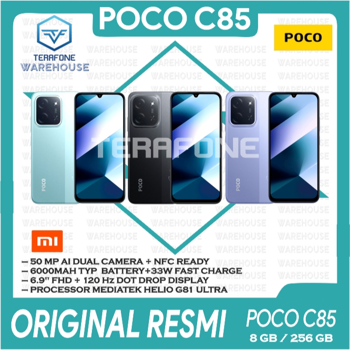 XIAOMI POCO C85 RAM (6/128 GB) (8/256 GB) ORIGINAL RESMI TERMURAH