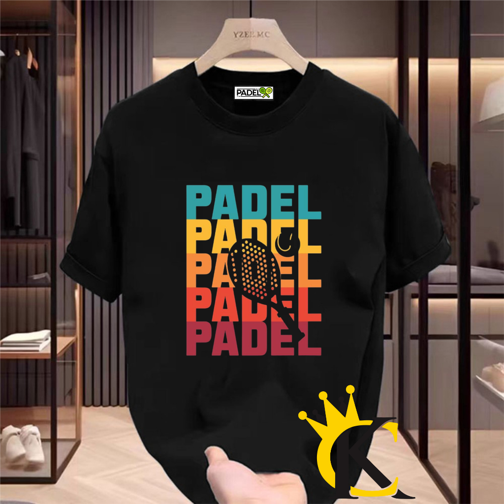 Baju Kaos Cewe Cowo / Kaos T-Shirt Padel Premium Cotton 30s Tersedia Size Dewasa Jumbo Type C