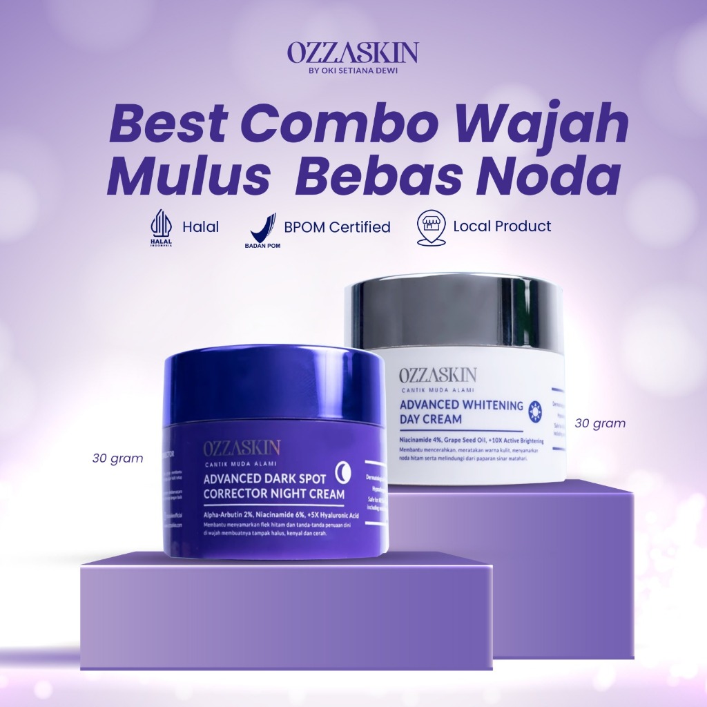 OZZASKIN Day & Night Cream penghilang flek hitam Menghilangkan Flek Hitam BPOM