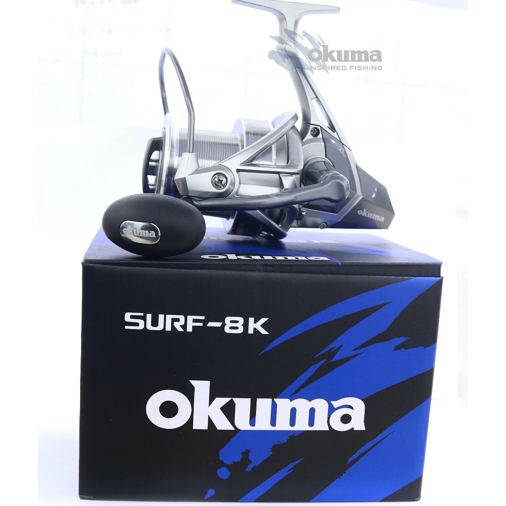 REEL SPINNING OKUMA SURF CASTING SRUF-8K REEL PASIRAN