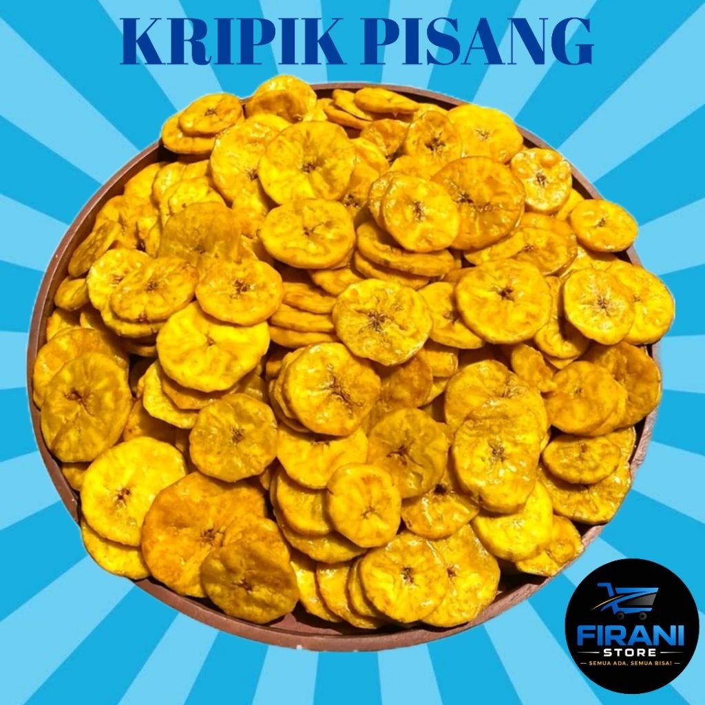 Keripik Pisang Premium Renyah / Kripik Pisang Kuning Mas - Cemilan Tradisional Berkualitas