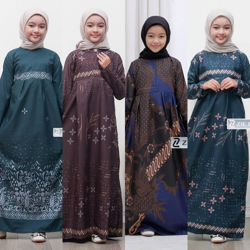 Ariefa Batik - gamis twill anak/gamis anak rayon/gamis twill ori pekalongan