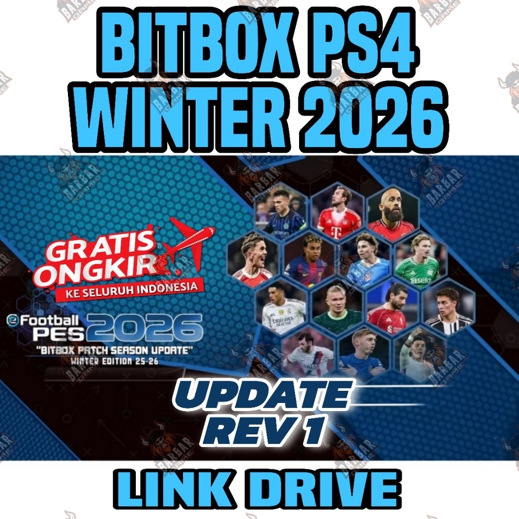 New PS4 HEN GAME BOLA PES - BITBOX PATCH WINTER 2026 - game ps3 cfw hfw hen gembox bitbox