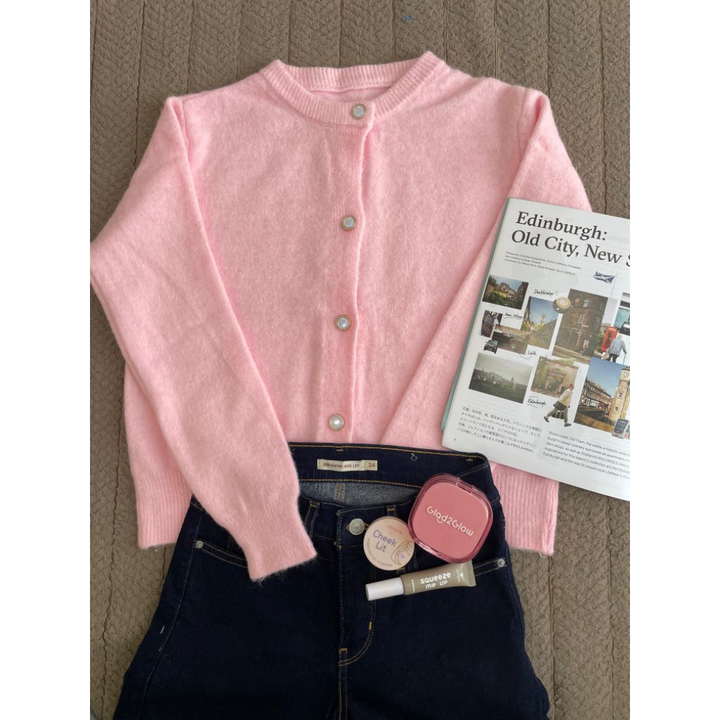 Cardigan Pinky Import Wanita – Cardy Rajut Premium Korean Style