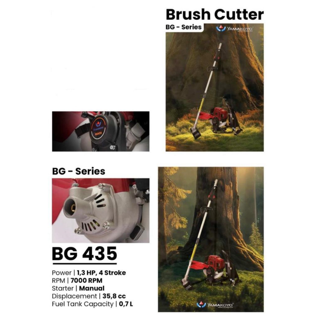 Mesin potong rumput 4 Tak yamakoyo BG-435 HONDA 435