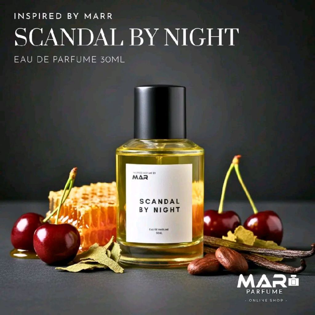 Scandal By night Inspired parfum by Mar Parfume Wanita Original 30ml Oriental Floral Kuat Mewah Madu