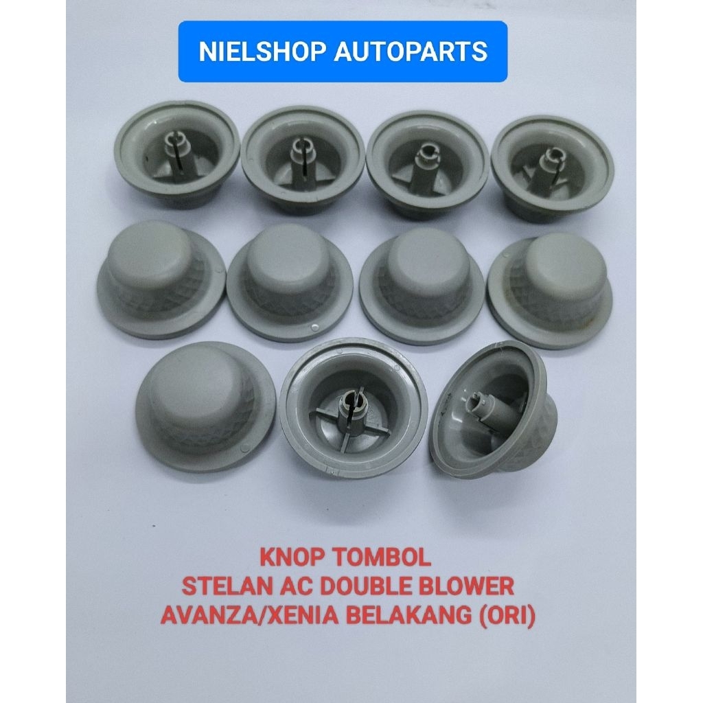 KNOP TOMBOL STELAN AC DOUBLE BLOWER UNTUK MOBIL AVANZA,XENIA BELAKANG (ORI)(ID.30MM OD.50MM)
