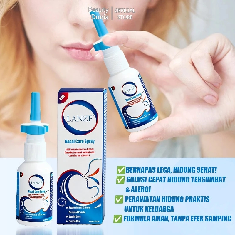 LANZF Natural Nasal Spray – Melegakan hidung tersumbat dan mengurangi rasa gatal