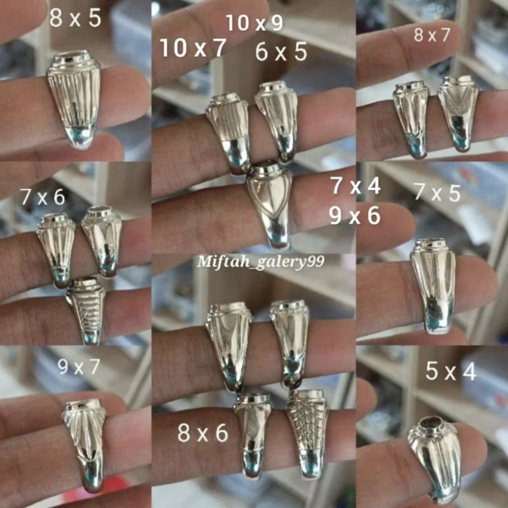 Emban ring cincin alpaka minion kecil
