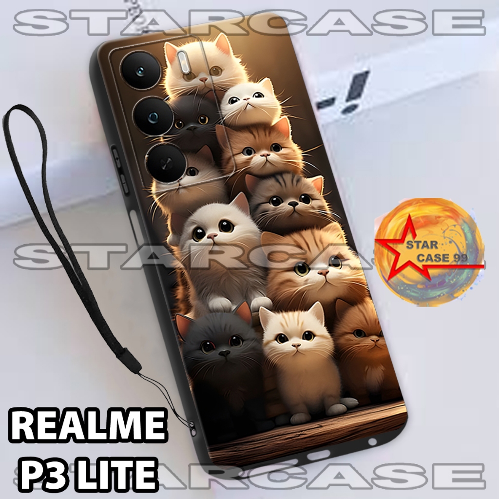 softcase Hp realme p3 lite /s8/case realme p3 lite bahan karet lentur casing realme p3 lite silikon 