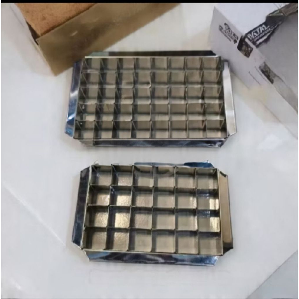 Cetakan Kastengel Kotak Persegi Cetakan Nastar Kotak Cetakan Kue Kering Nastar Sekat Model Ring Kota