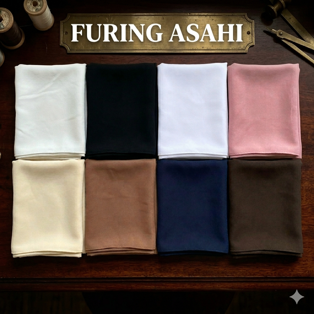 Kain Asahi Jepang Premium Untuk Furing Per Setengah Meter