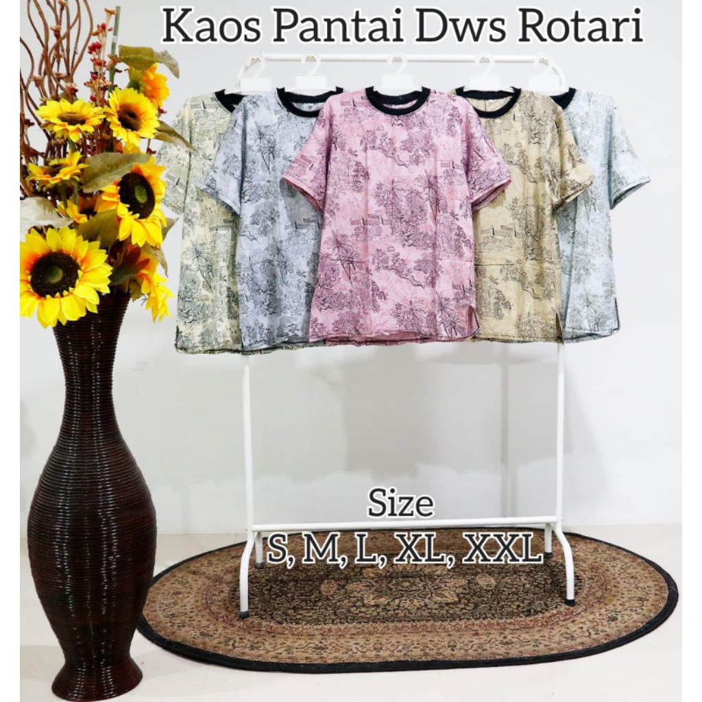 Kaos pantai dewasa rotary sritex