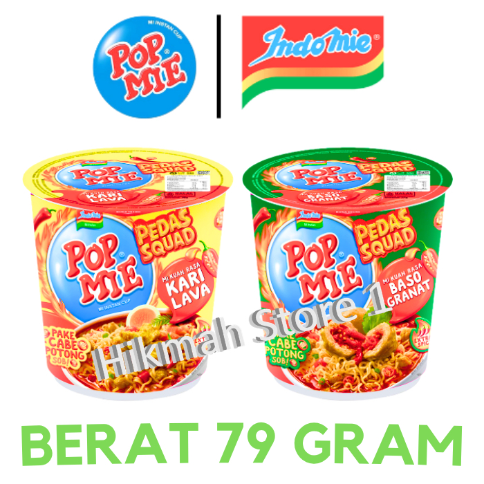 Popmie Pop mie Baru Pedas pedes dower geledek gledek gledek