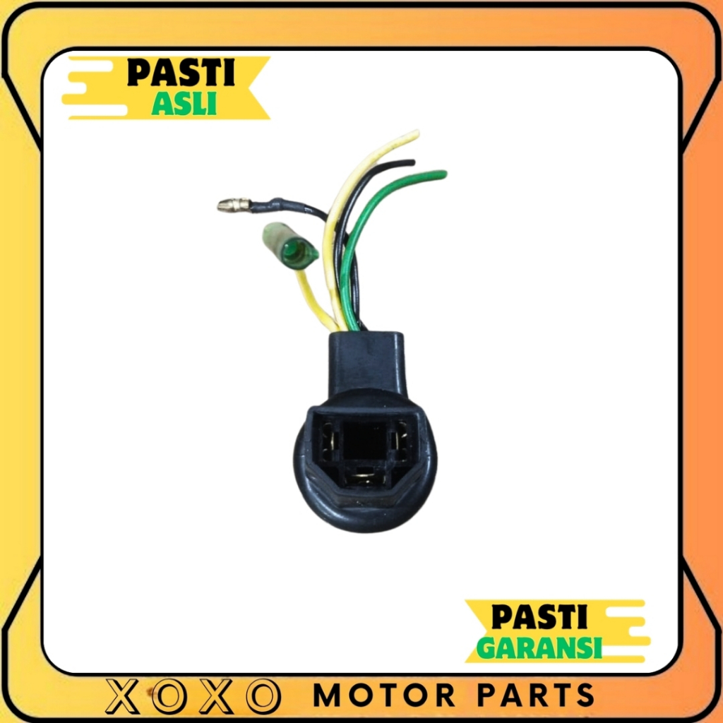 SOKET LAMPU DEPAN -  H4 KAKI 3 NINJA, CRF, BYSON, VIXION