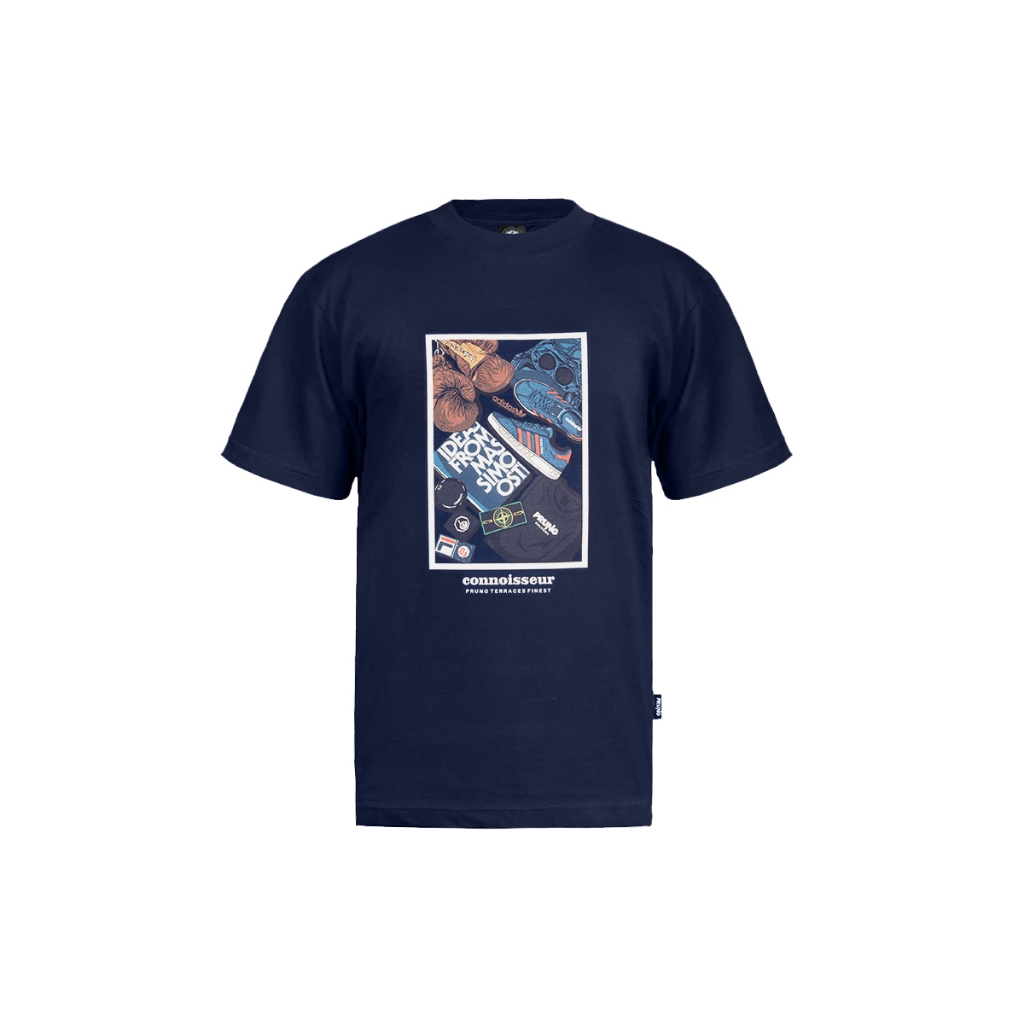 Prung Connoisseur Tshirt Casuals Football Hooligans Kaos Warna Navy