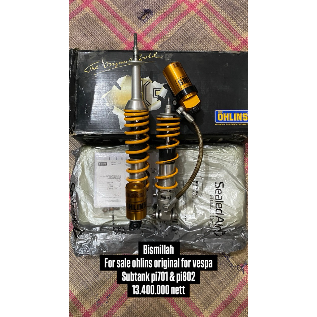 ohlins subtank original for vespa matic
