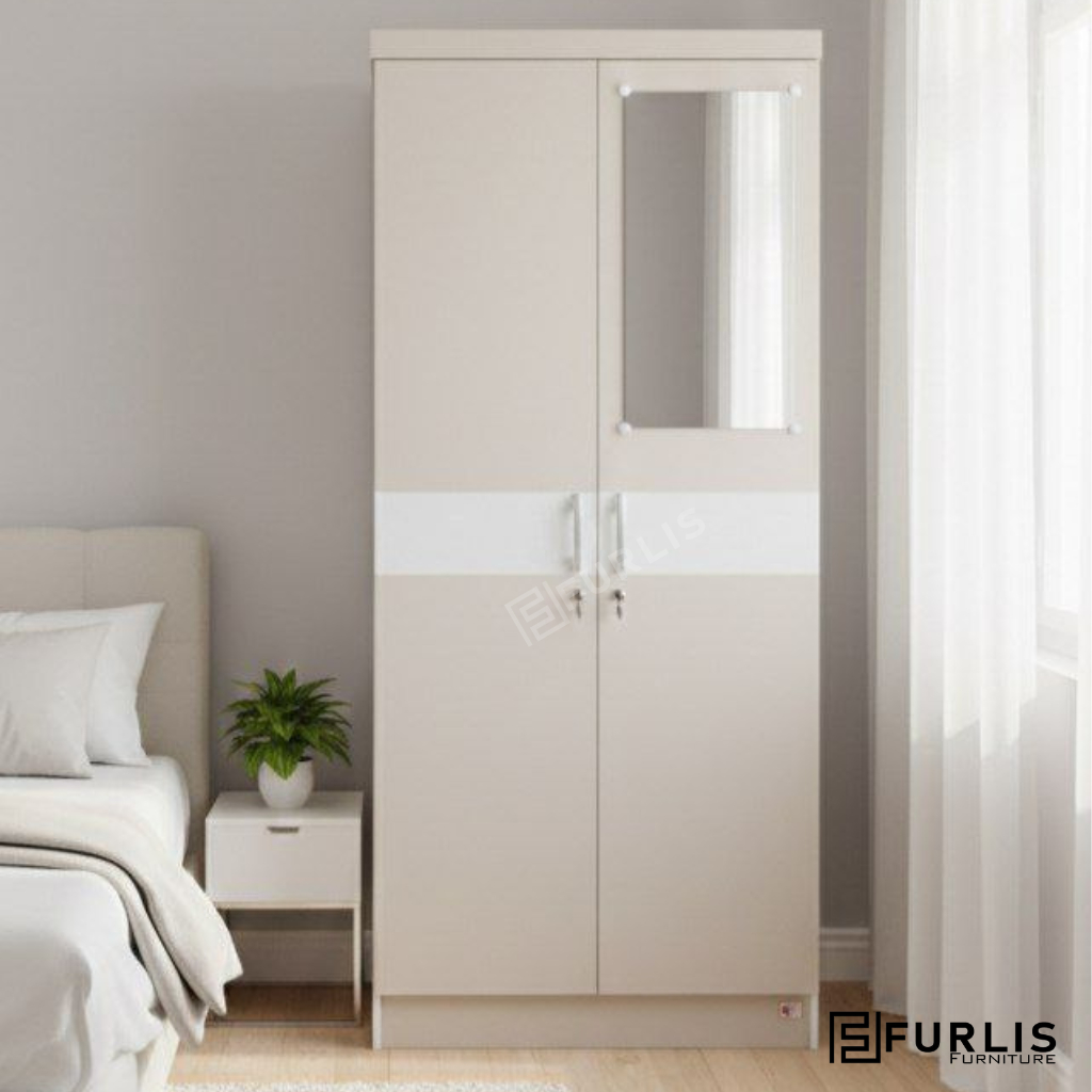Lemari Baju 2 Pintu Kaca Lemari Pakaian Minimalis Lemari Baju Minimalis Lemari Serbaguna Lemari Susu