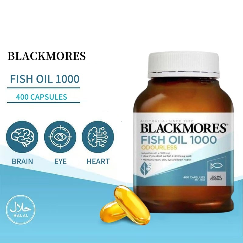Blackmores Fish Oil 1000mg 400 Caps Omega 3