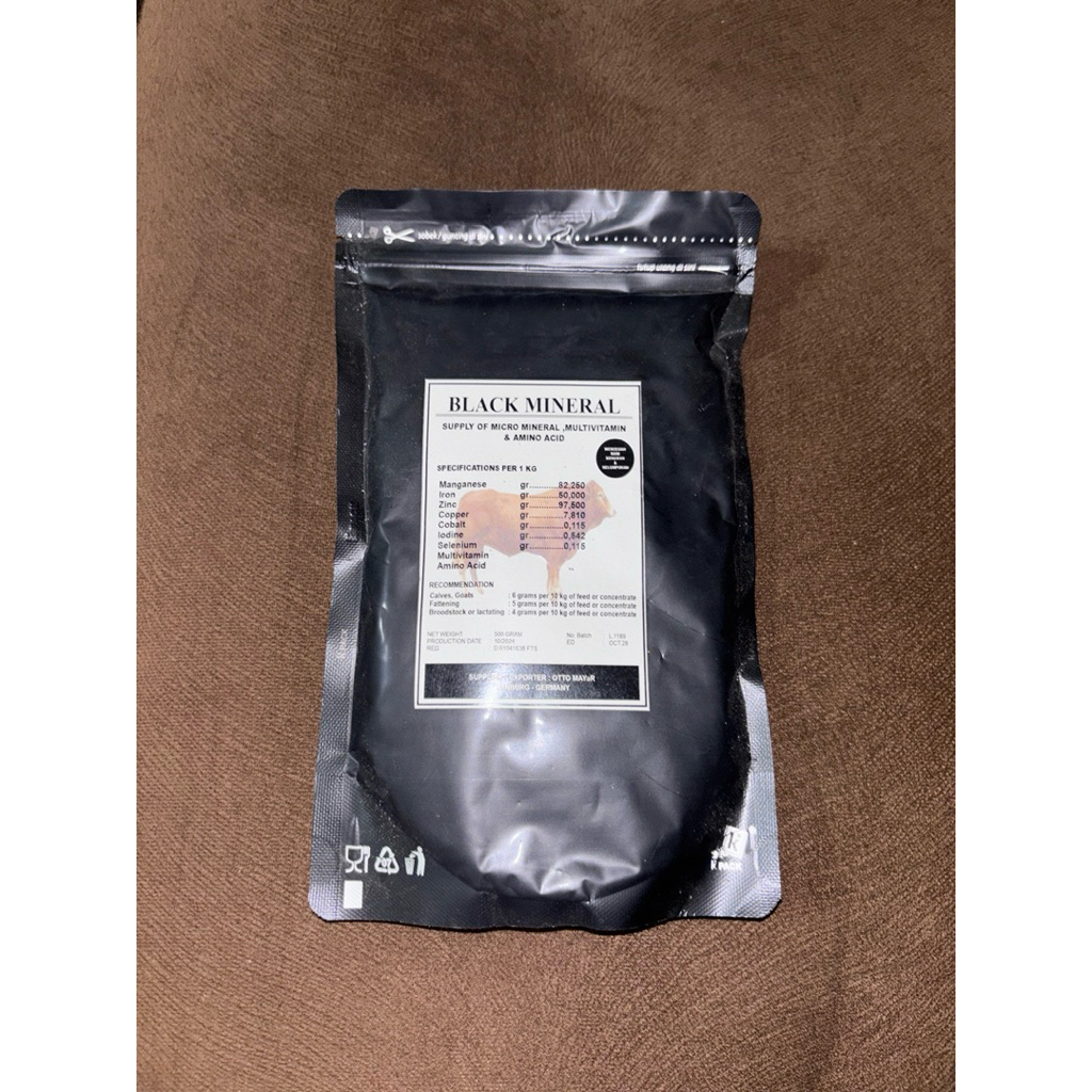 Black Mineral (Mengatasi Sapi dan Kambing ambruk)