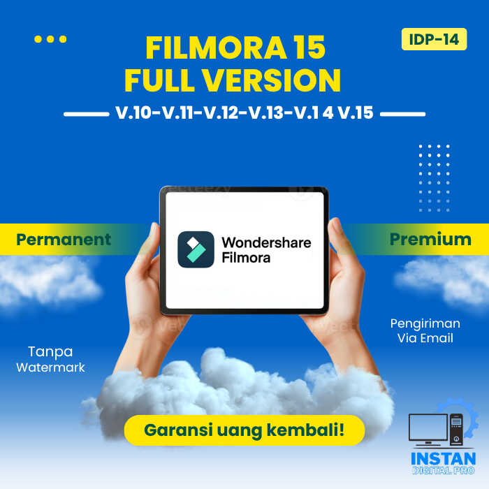 Filmora 15 Full Version Lifetime Permanen tanpa Watermark