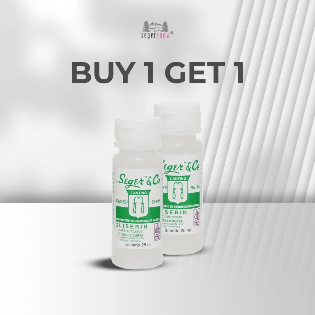 Seger & Co BUY 1 GET 1 Gliserin Pelembab Kulit Skin Treatment Untuk Kulit Kering dan Kaki Pecah