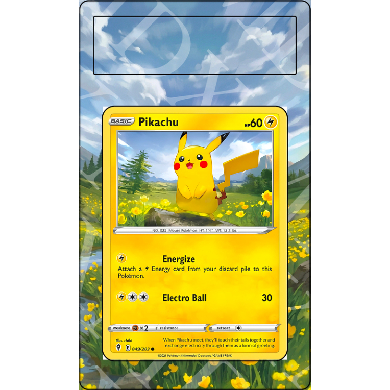 Pikachu #49 Pokemon Evolving Skies (Extended Art)