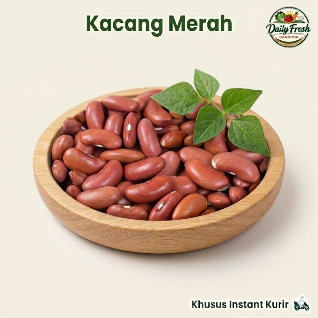 Kacang Merah Segar Kualitas Pilihan, 250 gr, 500 gr, Kacang Beureum