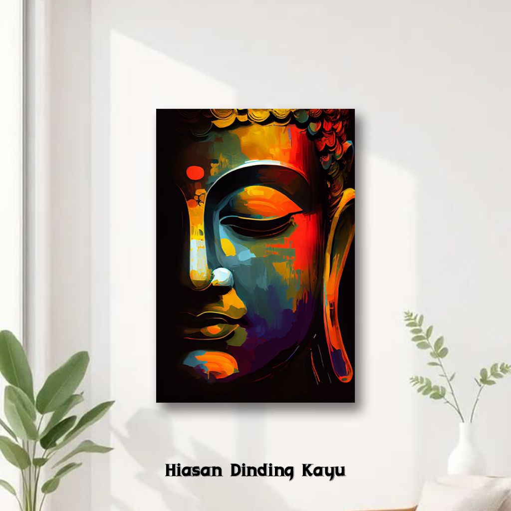 Lokala - HIASAN DINDING BUDDHA SAKYAMUNI BUDDHA GOTAMA GAUTAMA / PAJANGAN DEKORASI DINDING BUDDHA / 