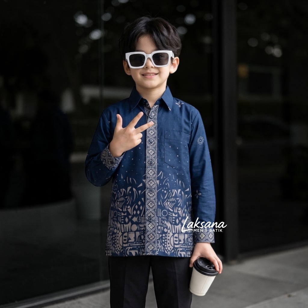Laksana - Kemeja Batik Anak Laki Laki Umur 1-12 Tahun - Laksana Batik Shirt