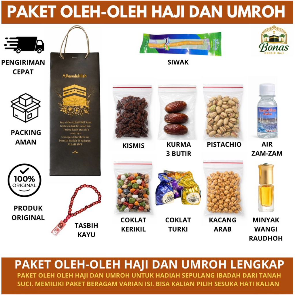 Oleh Oleh Haji Umroh Gift - Paketan Gift Umroh Haji Oleh Oleh haji Umroh Lengkap Termurah Dan Mewah