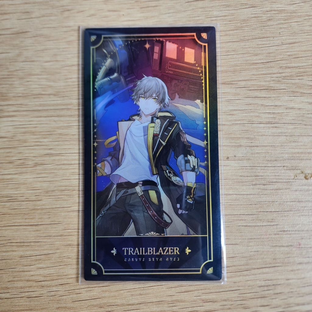 One Year Anniversary Card Caelus Trailblazer Minus Honkai Star Rail HSR