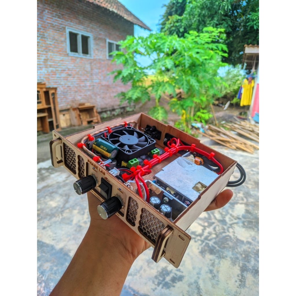 POWER AMPLIFIER MINIATUR MODEL BUILD UP SMPS 24 VOLT 7 Ampere