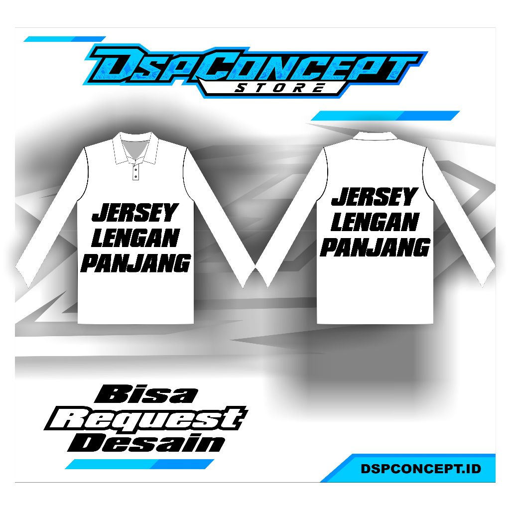 Jersey Lengan Panjang Bisa Request Desain