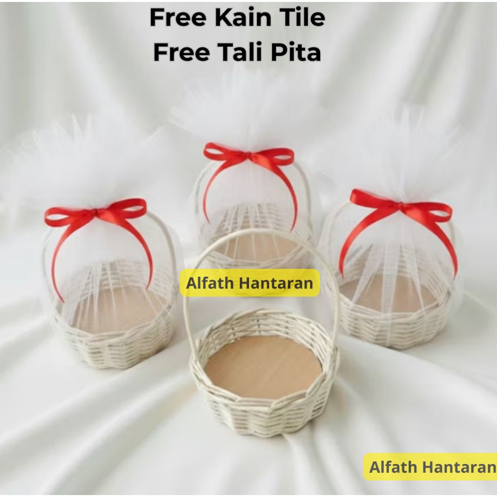 Keranjang Rotan Bulat Parcel Hampers Keranjang Rotan Bulat Murah