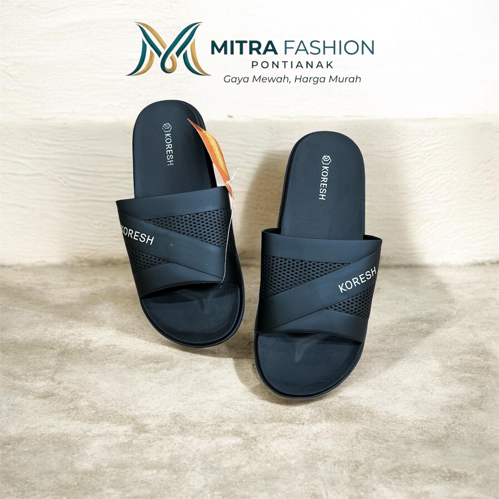 Sandal Selop Pria KORESH Randy Sol Empuk Nyaman uk 40-44 ( SDL 821 - 831)
