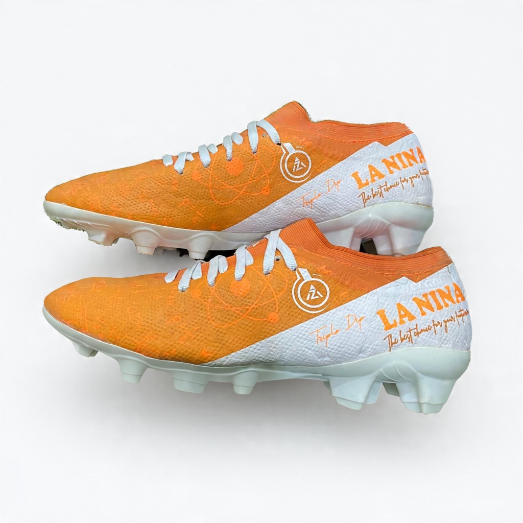 Sepatu Bola AZERO LANINA Orange Size 39-43
