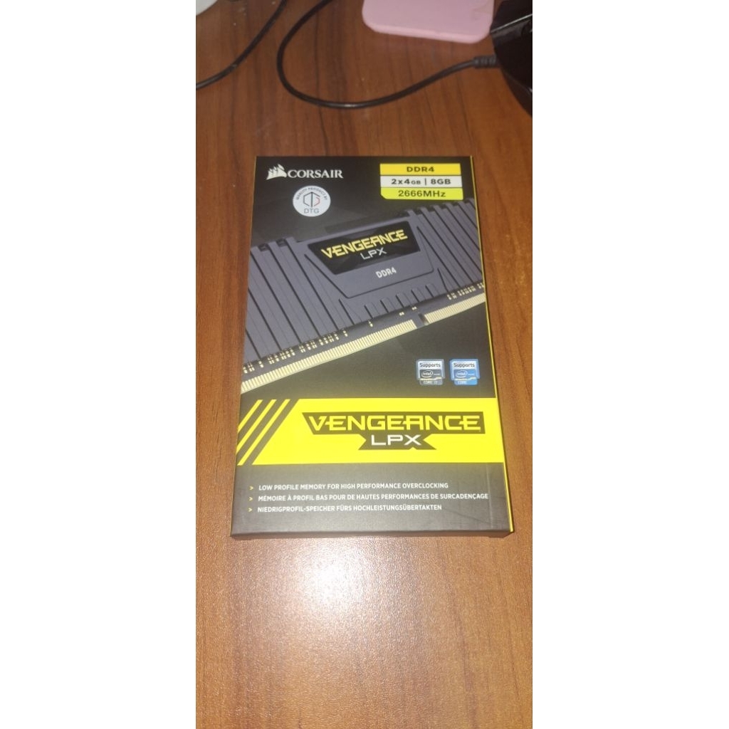 RAM Corsair Vengeance LPX DDR4 2x4 GB (8 GB) 2666Mhz (CMK8GX4M2A2666C16) Garansi DTG