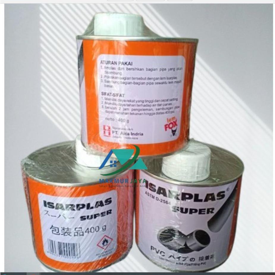 Lem Isarplas Kaleng 400 gram / lem PVC Isarplas / lem Pipa pvc