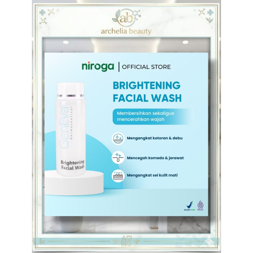 FACIAL WASH BRIGHTENING GENEVA SKINCARE
